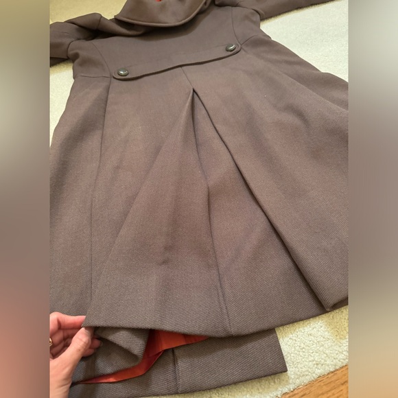 Women’s 1960’s Vintage coat Brown (Rare) Hand craft Made In Usa - Picture 16 of 16